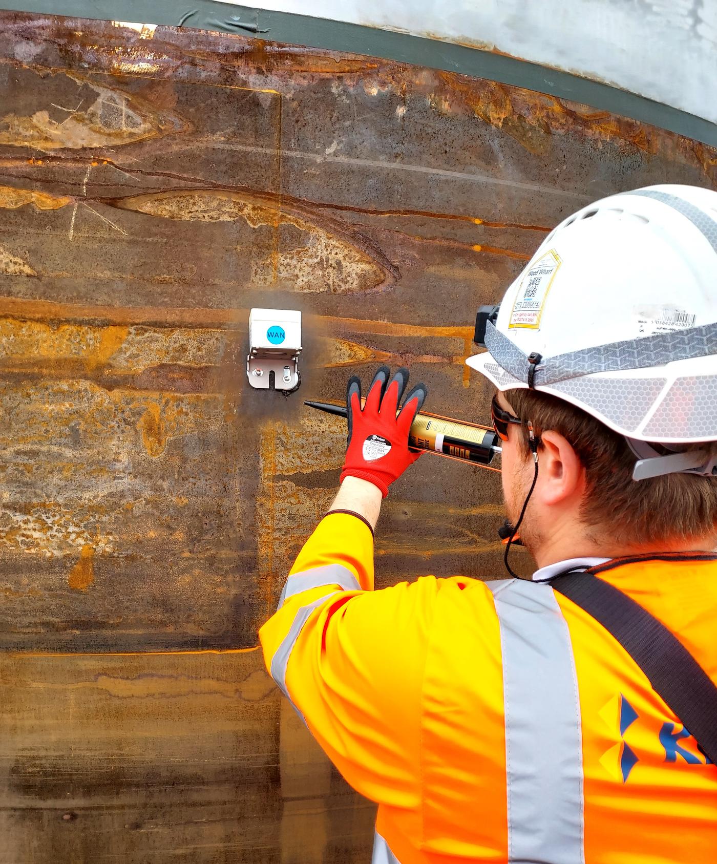 Hinkley Point C Shaft Liner Monitoring Tiltmeter and Engineer