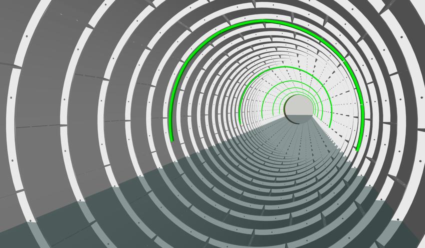 3D Model of fibre optic sensor arrays for sewer monitoring