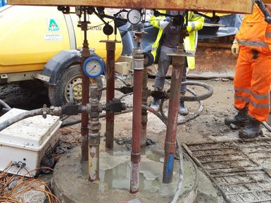 Pile testing instrumentation at Bishopsgate