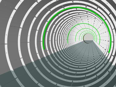 3D Model of fibre optic sensor arrays for sewer monitoring