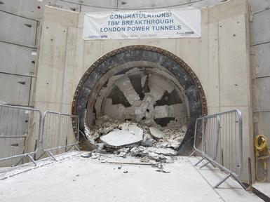 LPT TBM "Christine" breaks through into Eltham shaft.