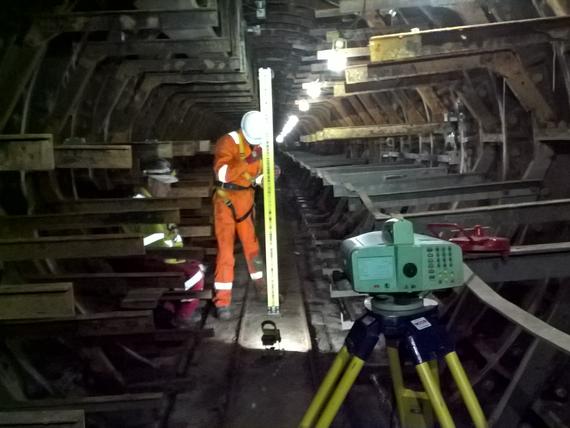 Tunnel monitoring in Battersea