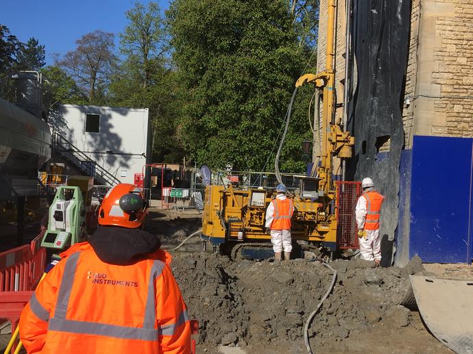 GEO-Instruments monitor jet grouting works at Rhodes House
