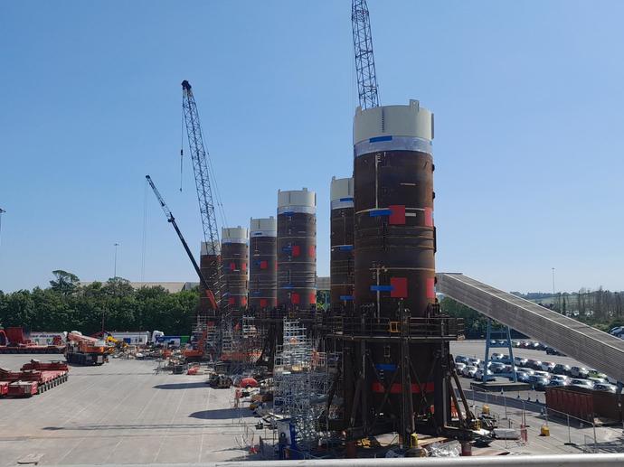 Hinkley Point C Monitoring of Shaft Liners on Dock