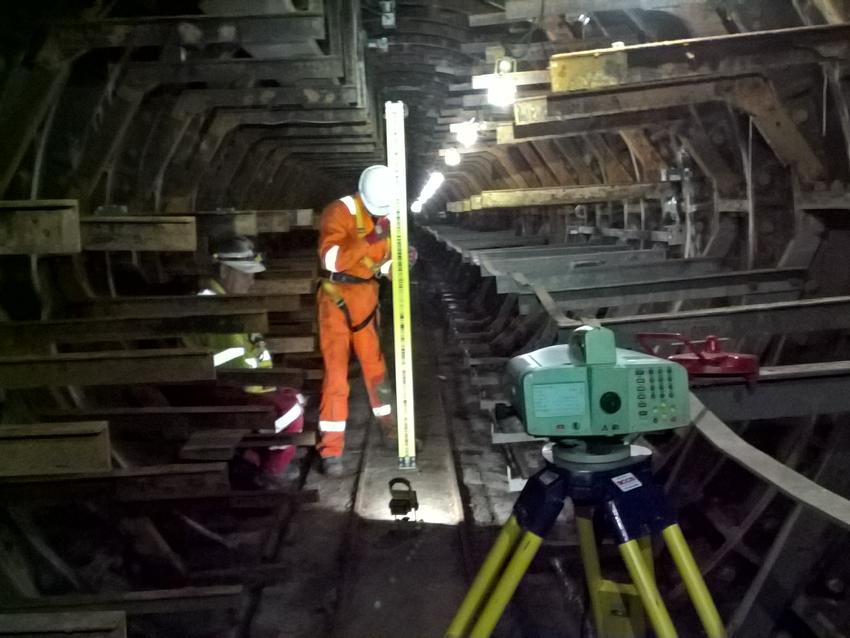 Tunnel monitoring in Battersea