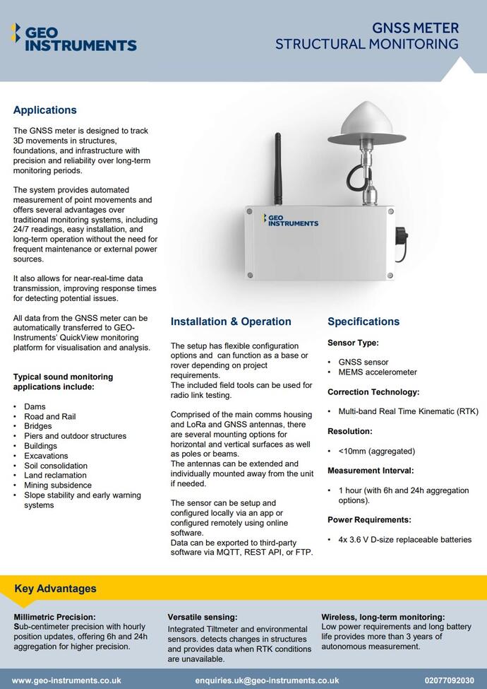 Datasheet - GNSS Meter